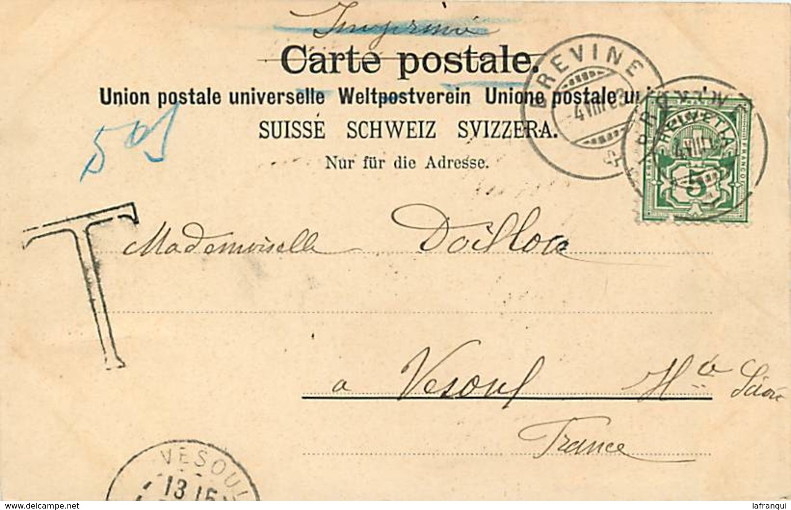 Pays Div -ref N913- Suisse - La Brevine  - Carte Bon Etat - - La Brévine