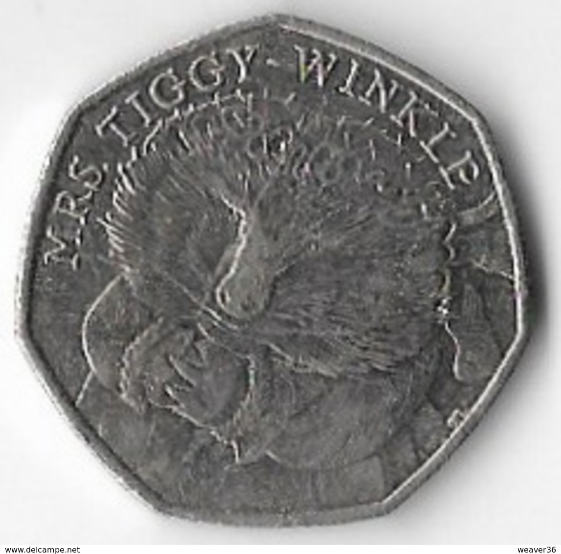 United Kingdom 2016 50p Mrs Tiggy-Winkle (A) [C816/2D] - 50 Pence