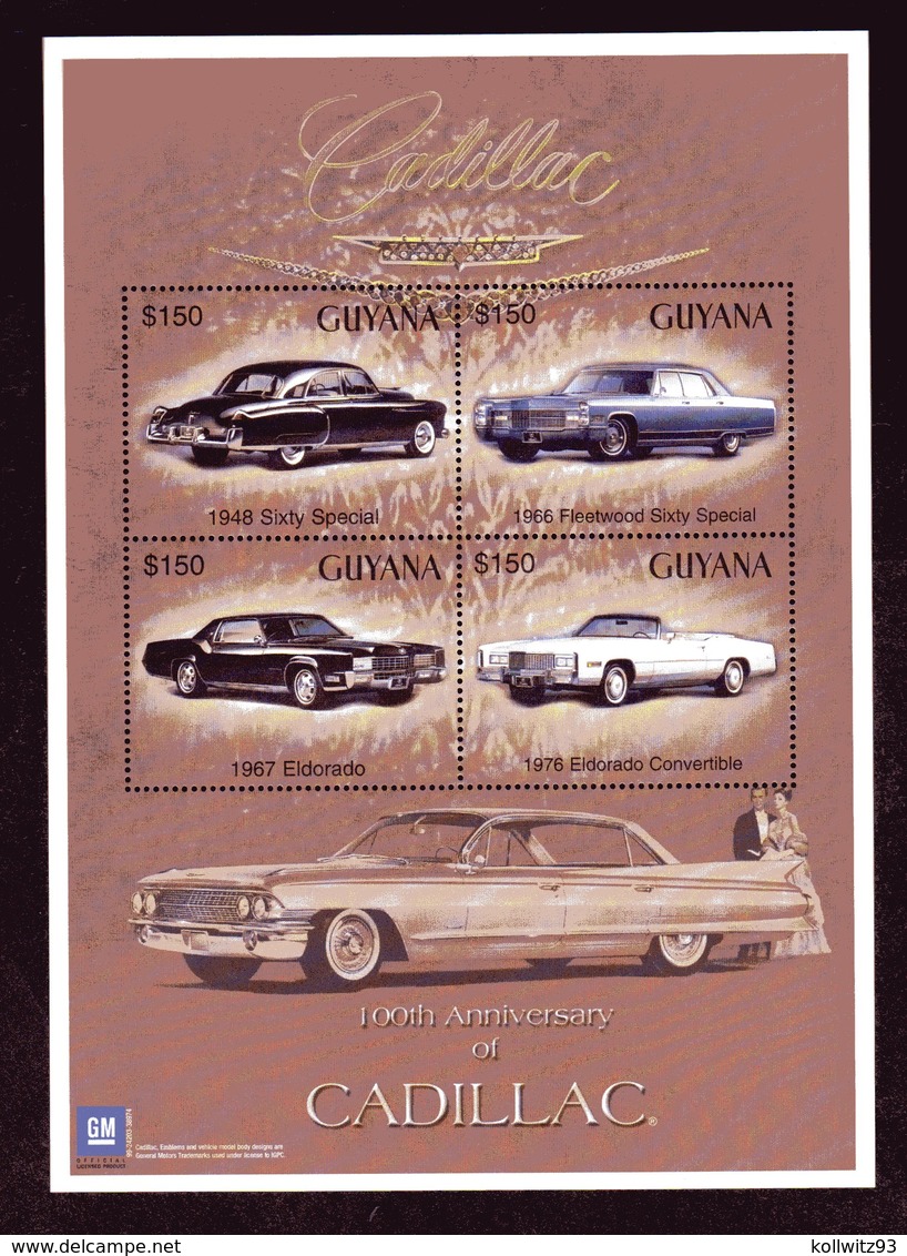 Guyana  Kleinbogen Autos (Cadillac)  - Autos