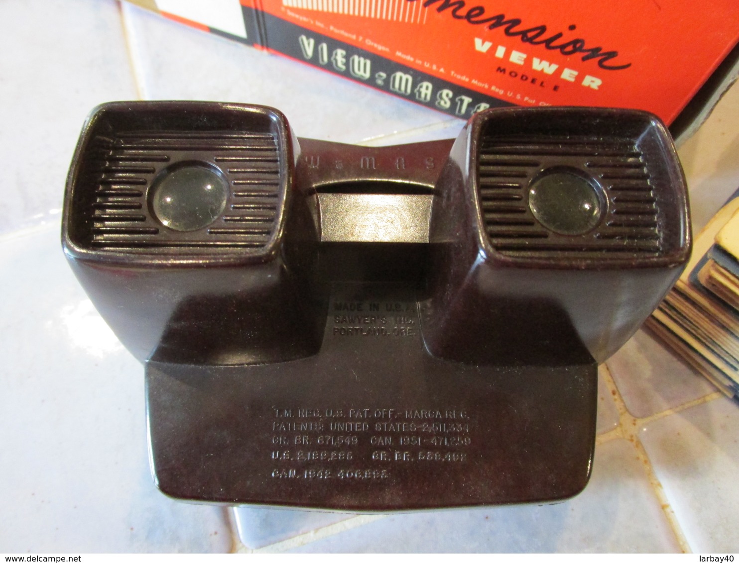 View Master 3 Dimension Viewer + 31 Vue - Stereoscopes - Side-by-side Viewers