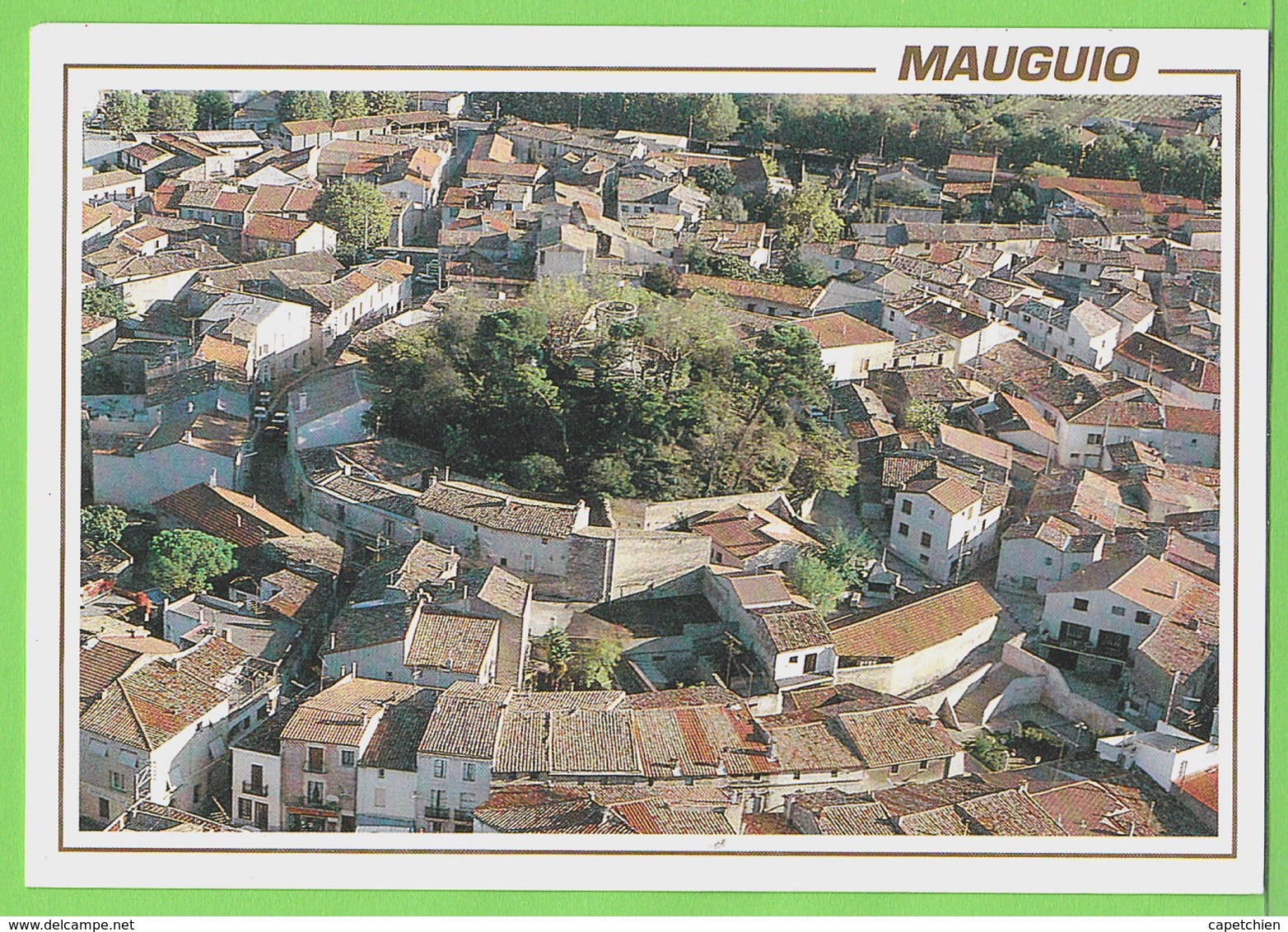 MAUGUIO / VUE AERIENNE .... / Carte écrite En 19?? - Mauguio