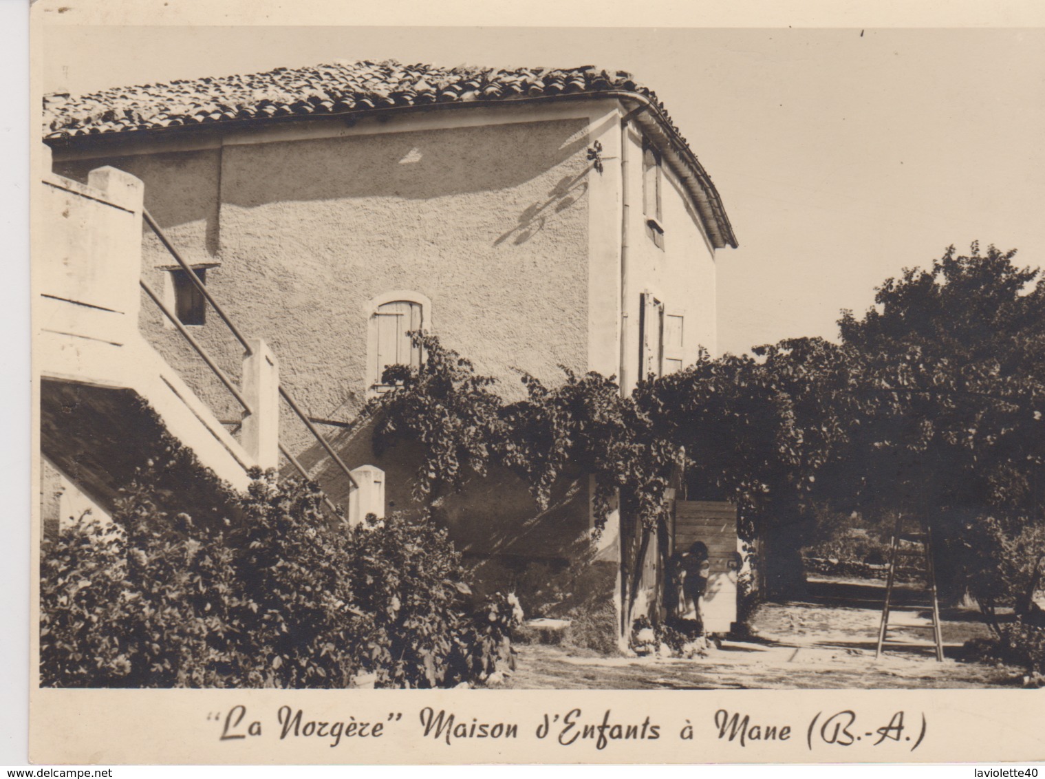 04 - ALPES DE HAUTE PROVENCE -CPM - PHOTO -  MANE - LA NORGERE - MAISON D'ENFANTS - Autres & Non Classés