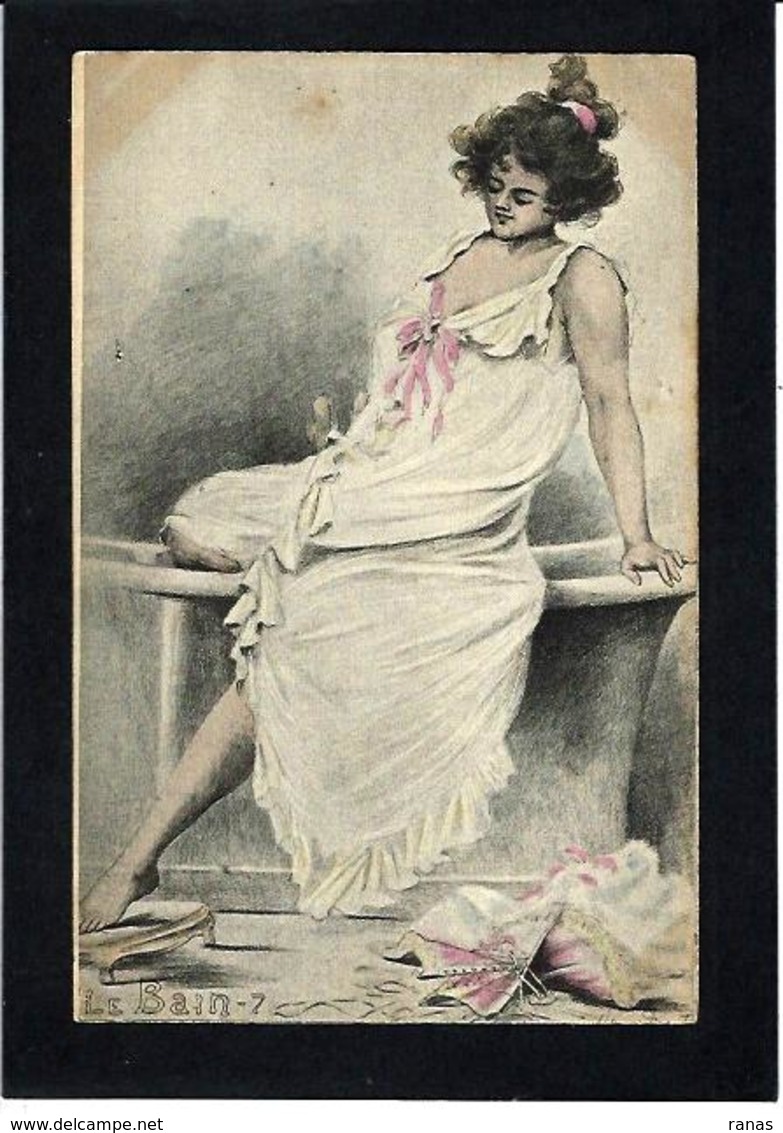 CPA Boutet Henri Femme Girl Woman érotisme Risque Non Circulé Art Nouveau - Boutet