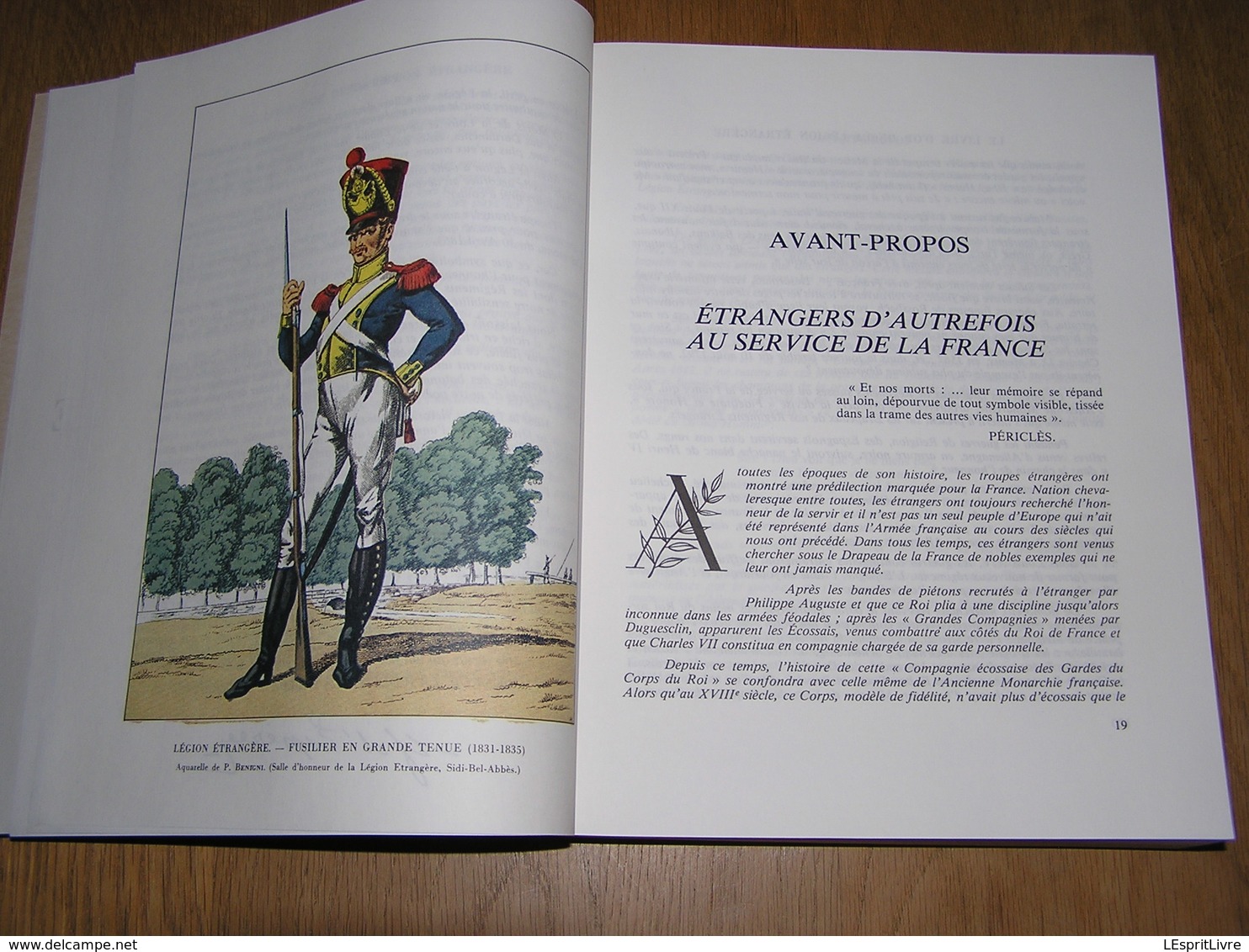 LE LIVRE D' OR DE LA LEGION ETRANGERE 1831 1981 Guerre 40 45 Légionnaire Campagne Mexique Algérie Tonkin Maroc