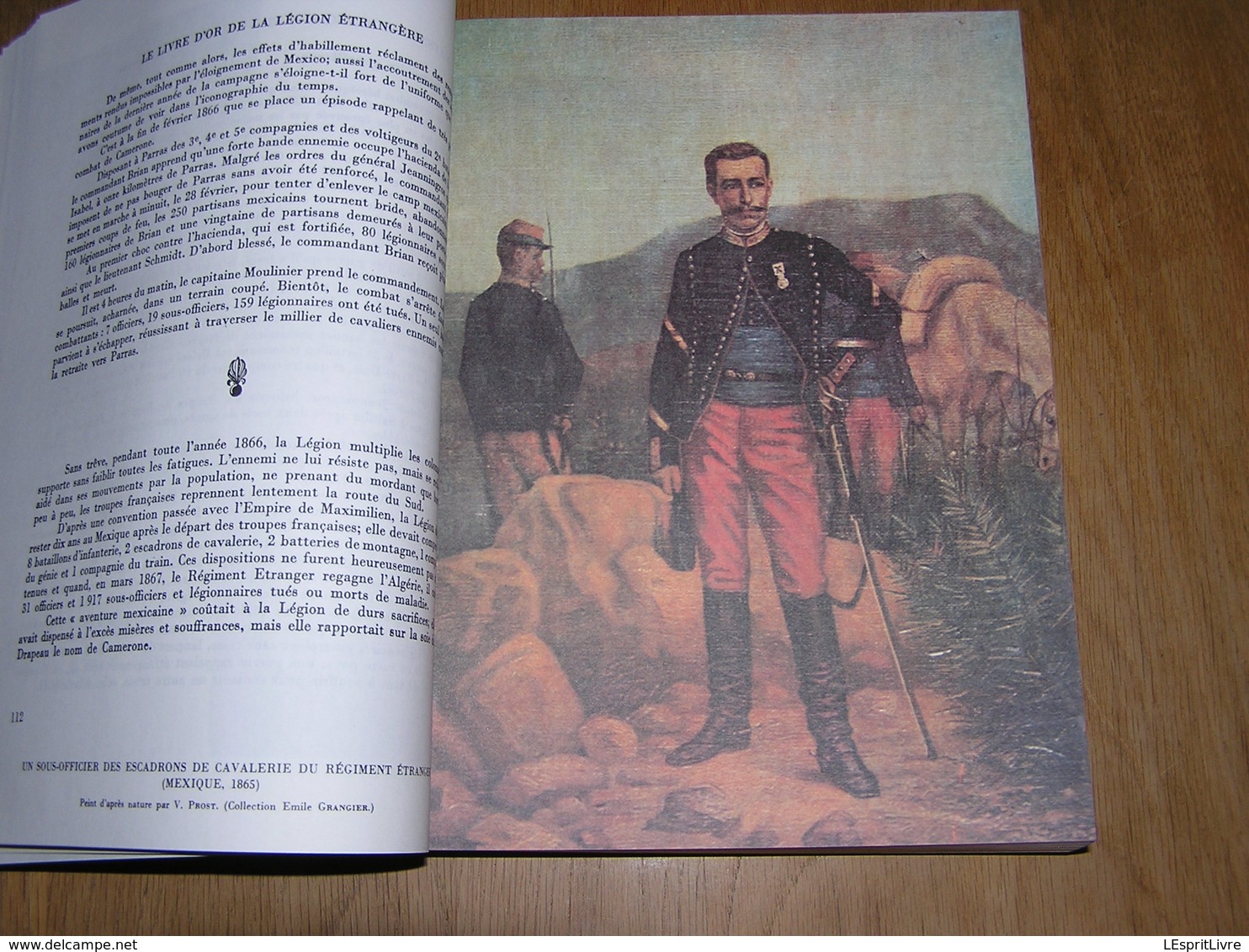 LE LIVRE D' OR DE LA LEGION ETRANGERE 1831 1981 Guerre 40 45 Légionnaire Campagne Mexique Algérie Tonkin Maroc