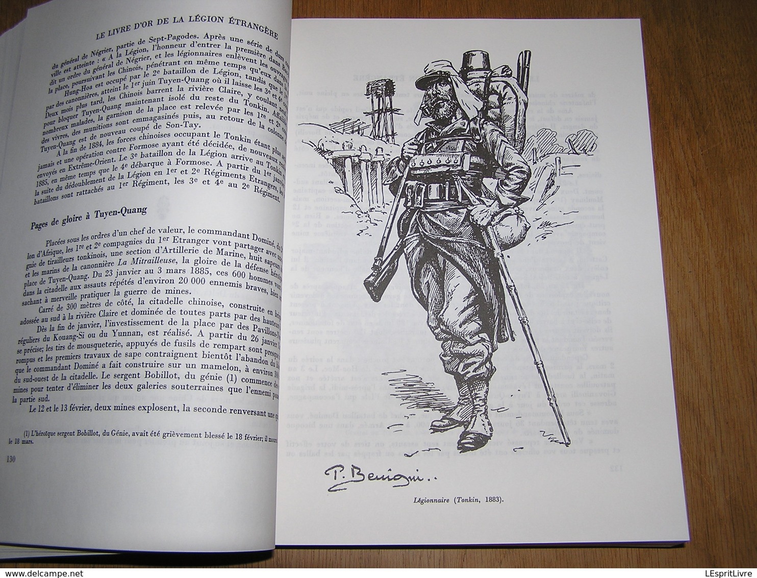 LE LIVRE D' OR DE LA LEGION ETRANGERE 1831 1981 Guerre 40 45 Légionnaire Campagne Mexique Algérie Tonkin Maroc