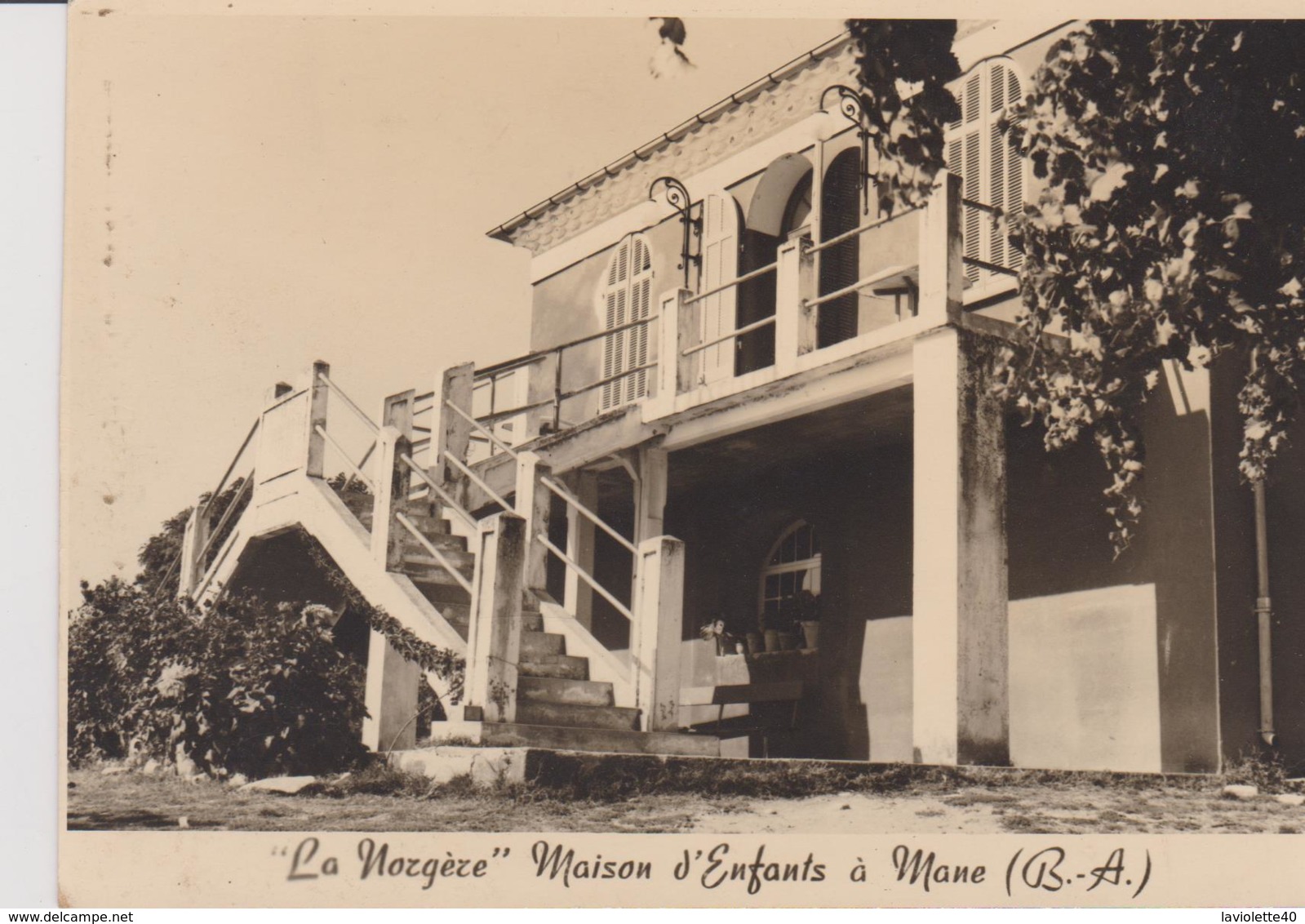 04 - ALPES DE HAUTE PROVENCE -CPM - PHOTO - MANE - LA NORGERE - MAISON D'ENFANTS - Other & Unclassified