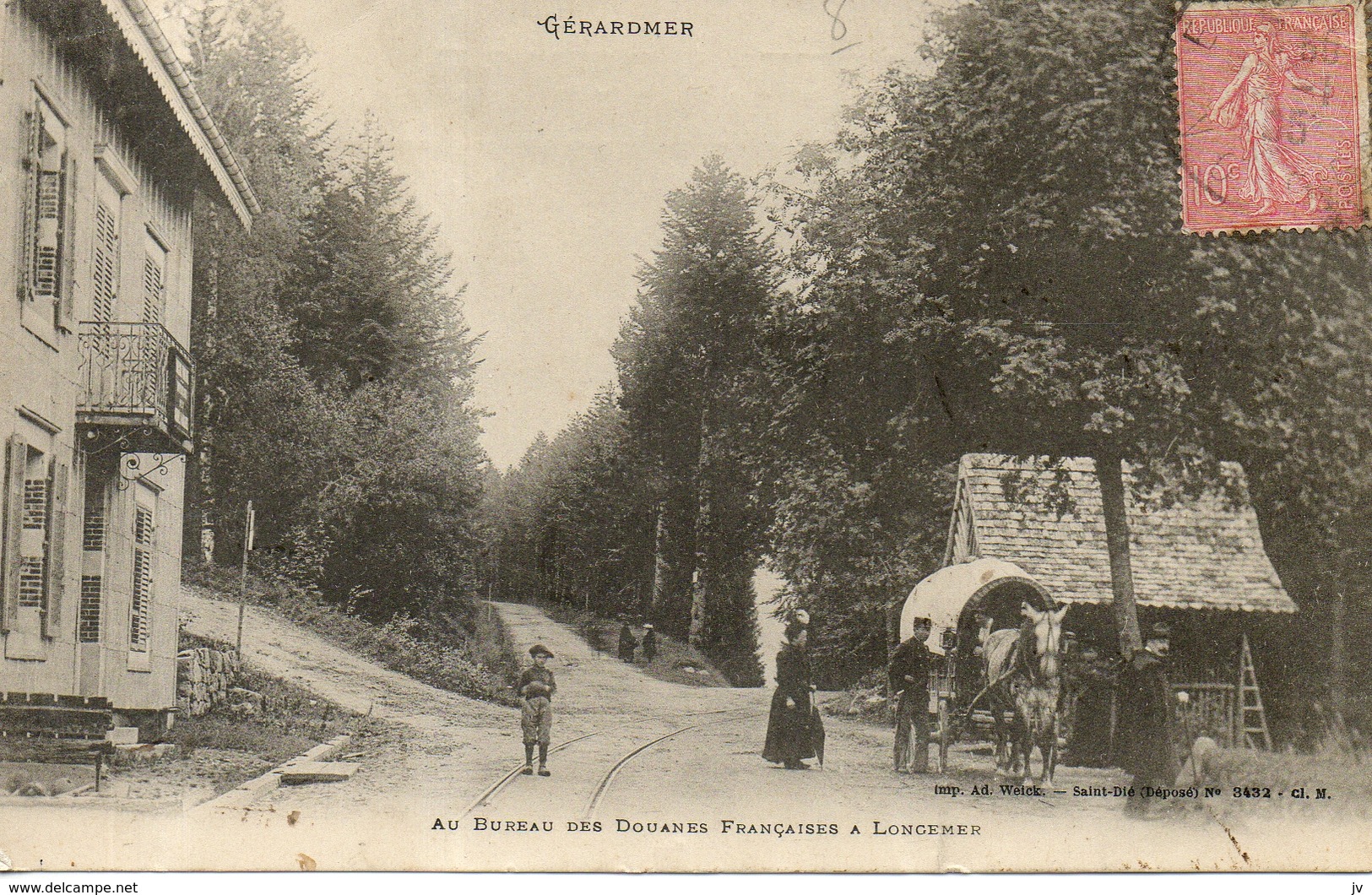 Gerardmer - Au Bureau Des Douanes Françaises - Ed Weick 3432 - Gerardmer