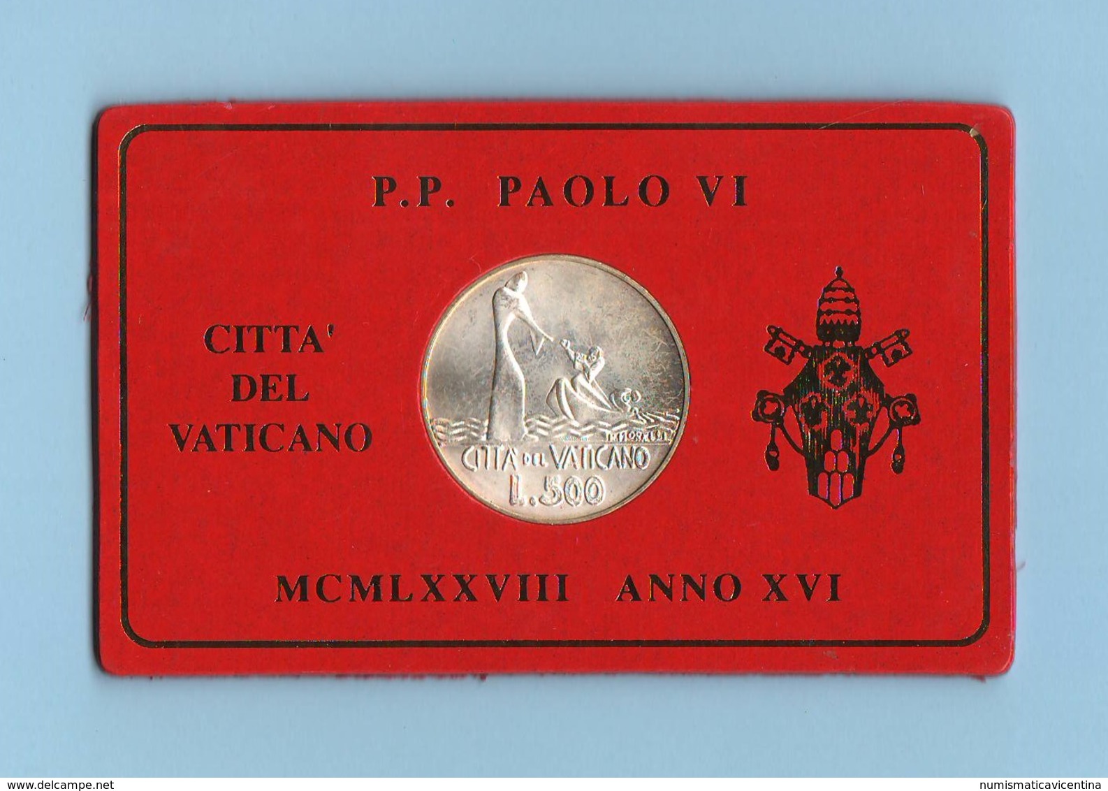 500 Lire 1978 Vaticano Papa Paolo VI° - Vaticano