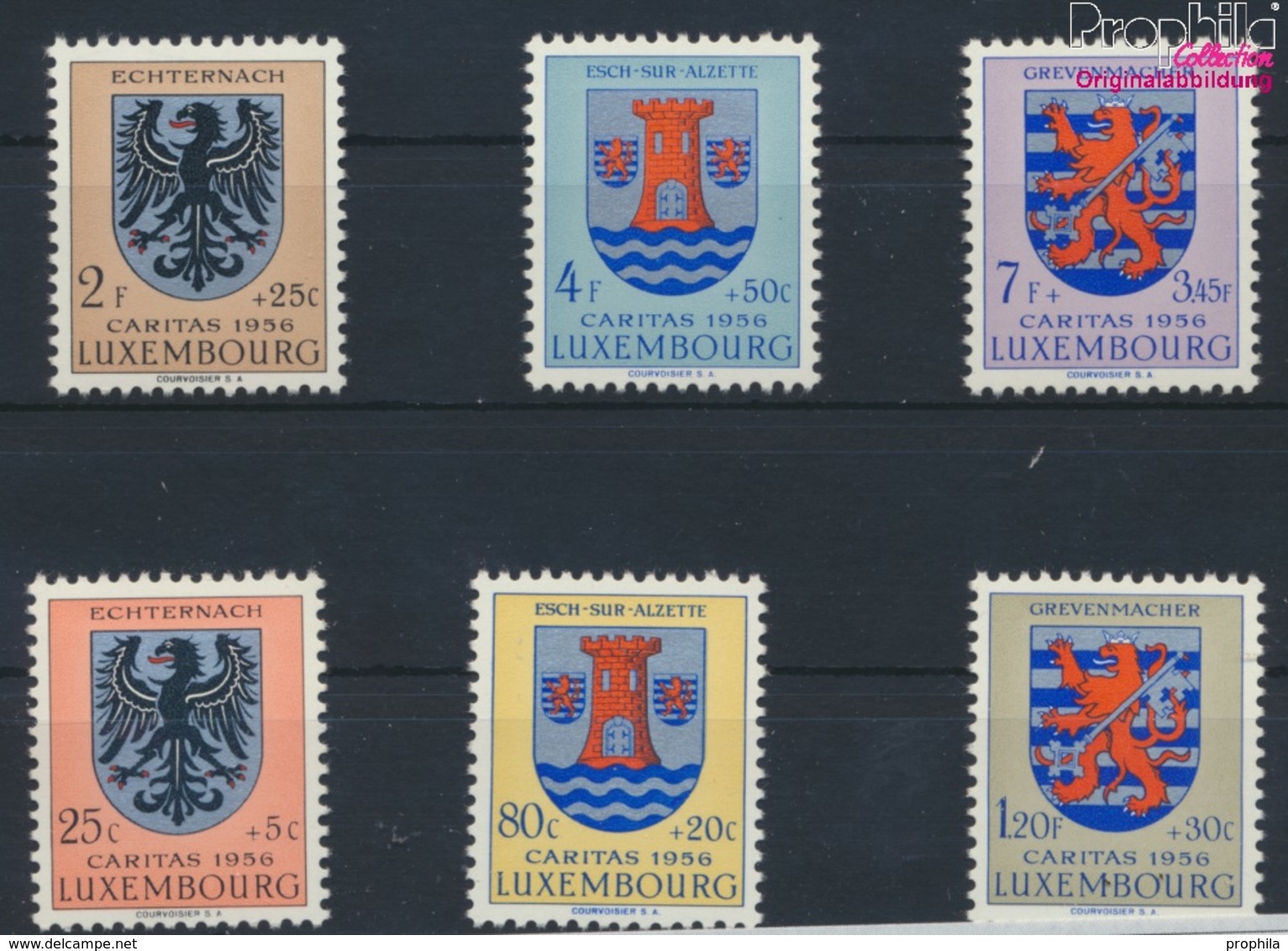 Luxemburg 561-566 (kompl.Ausg.) Postfrisch 1956 Kantonalwappen (9256872 - Ungebraucht