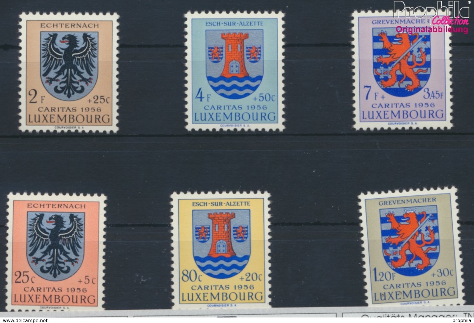 Luxemburg 561-566 (kompl.Ausg.) Postfrisch 1956 Kantonalwappen (9256873 - Ongebruikt