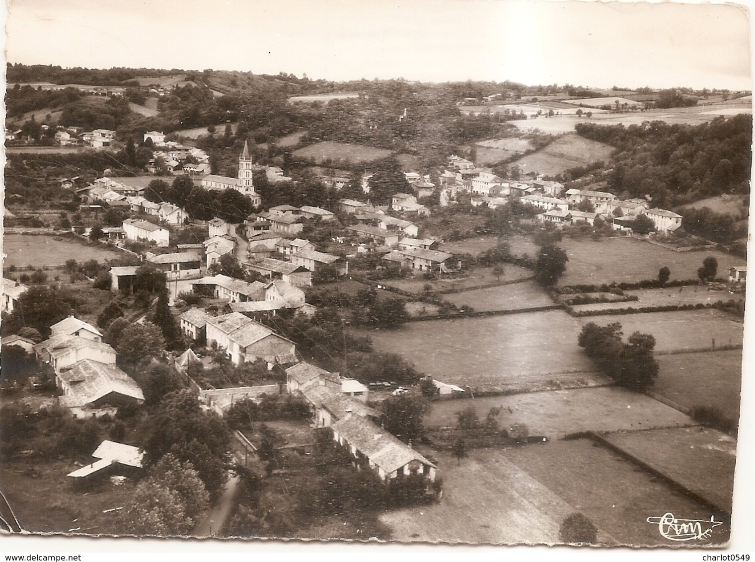 Villeneuve De Riviere Vue Generale Aerienne - Autres & Non Classés