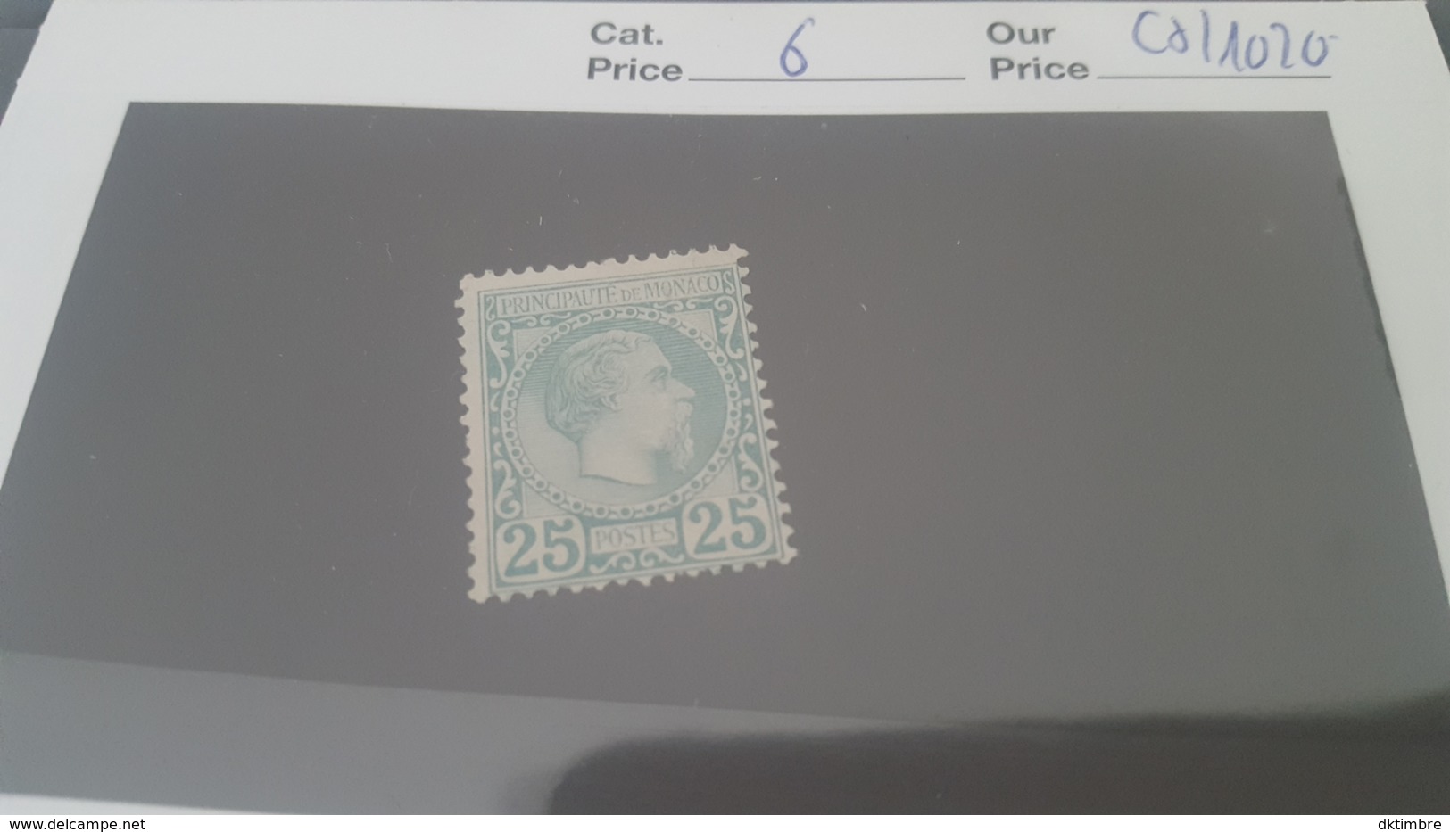 LOT427470 TIMBRE DE MONACO NEUF* N°6 VALEUR 1020 EUROS - Neufs