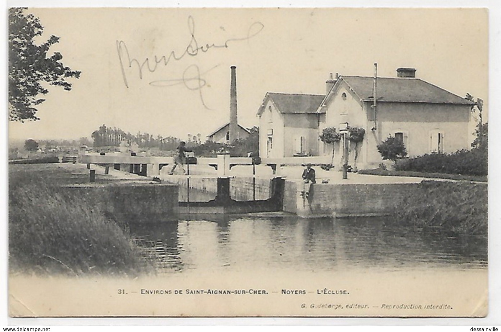 Environs De SAINT AIGNAN SUR CHER - NOYERS - L'écluse - Noyers Sur Cher