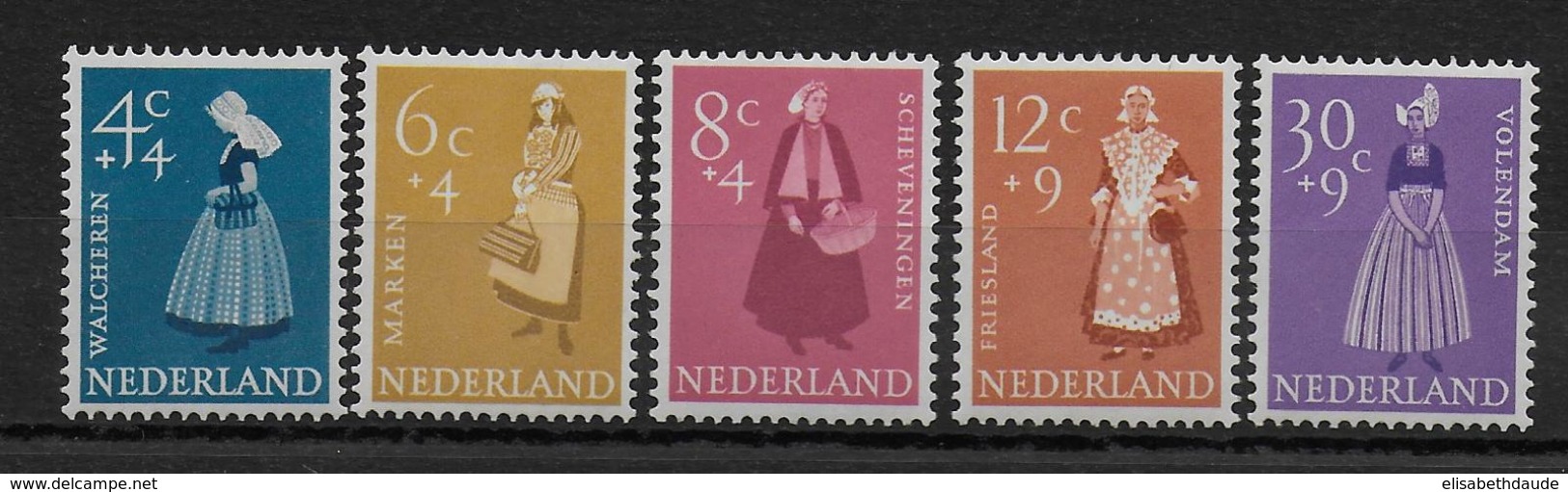NEDERLAND -  COSTUMES REGIONAUX - YVERT N° 685/689 ** MNH - COTE = 25 EUR. - Neufs