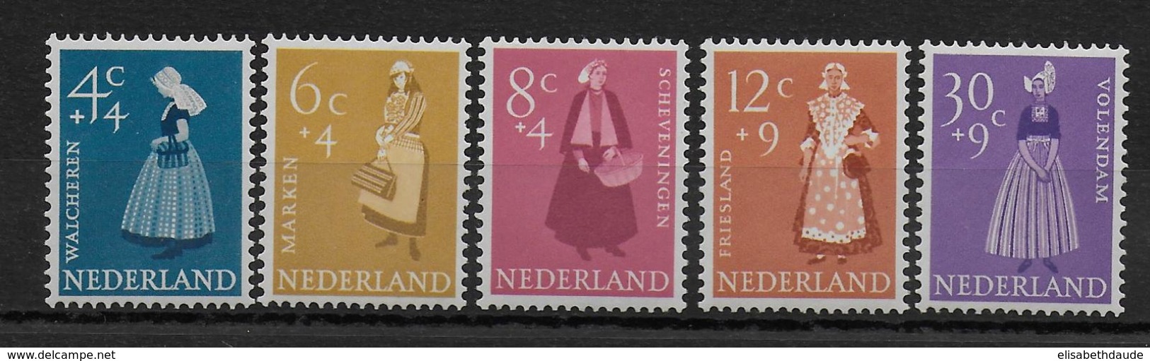 NEDERLAND -  COSTUMES REGIONAUX - YVERT N° 685/689 ** MNH - COTE = 25 EUR. - Nuevos