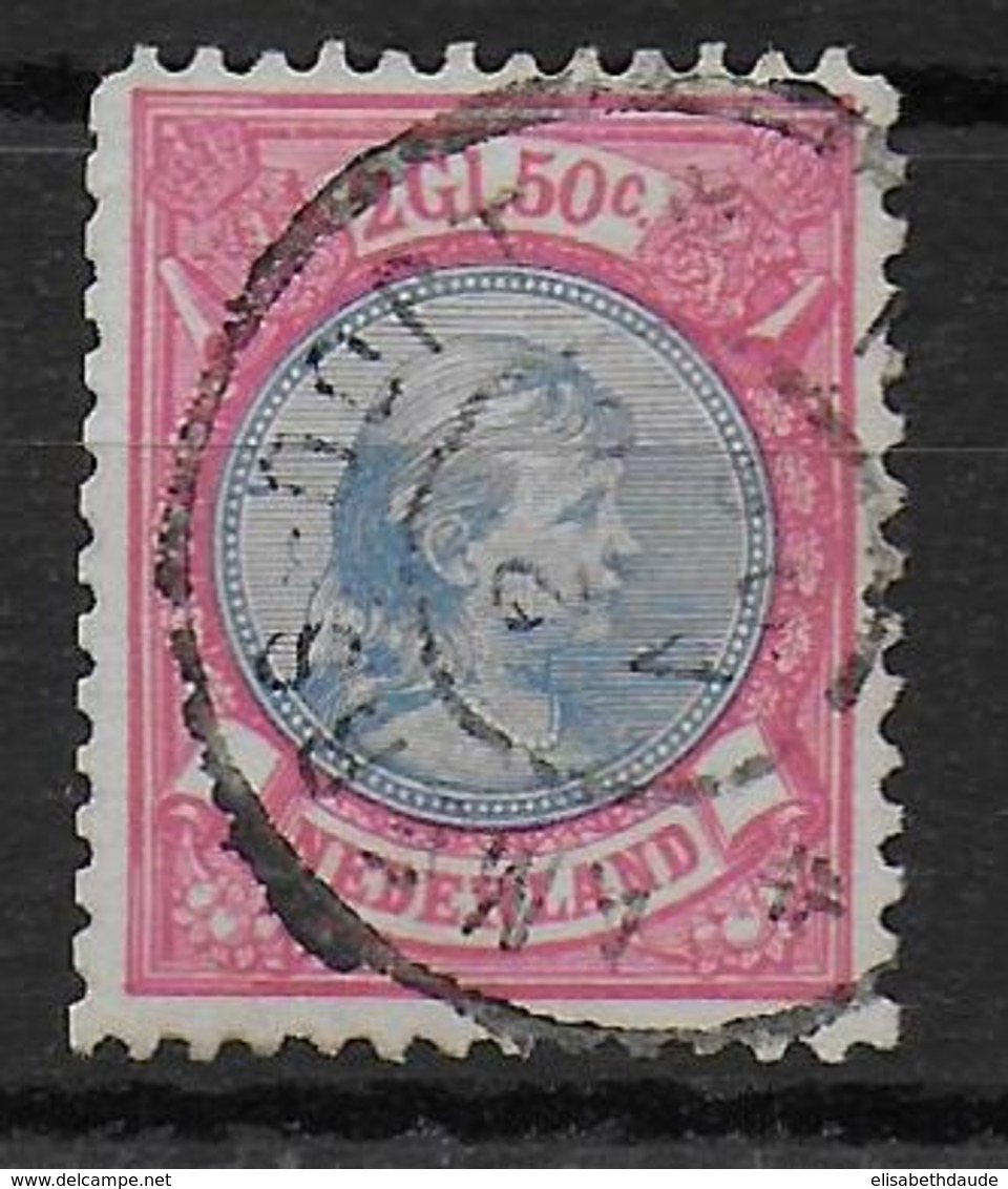NEDERLAND - 1891 - YVERT N° 47 OBLITERE - COTE = 175 EUR. - Usati