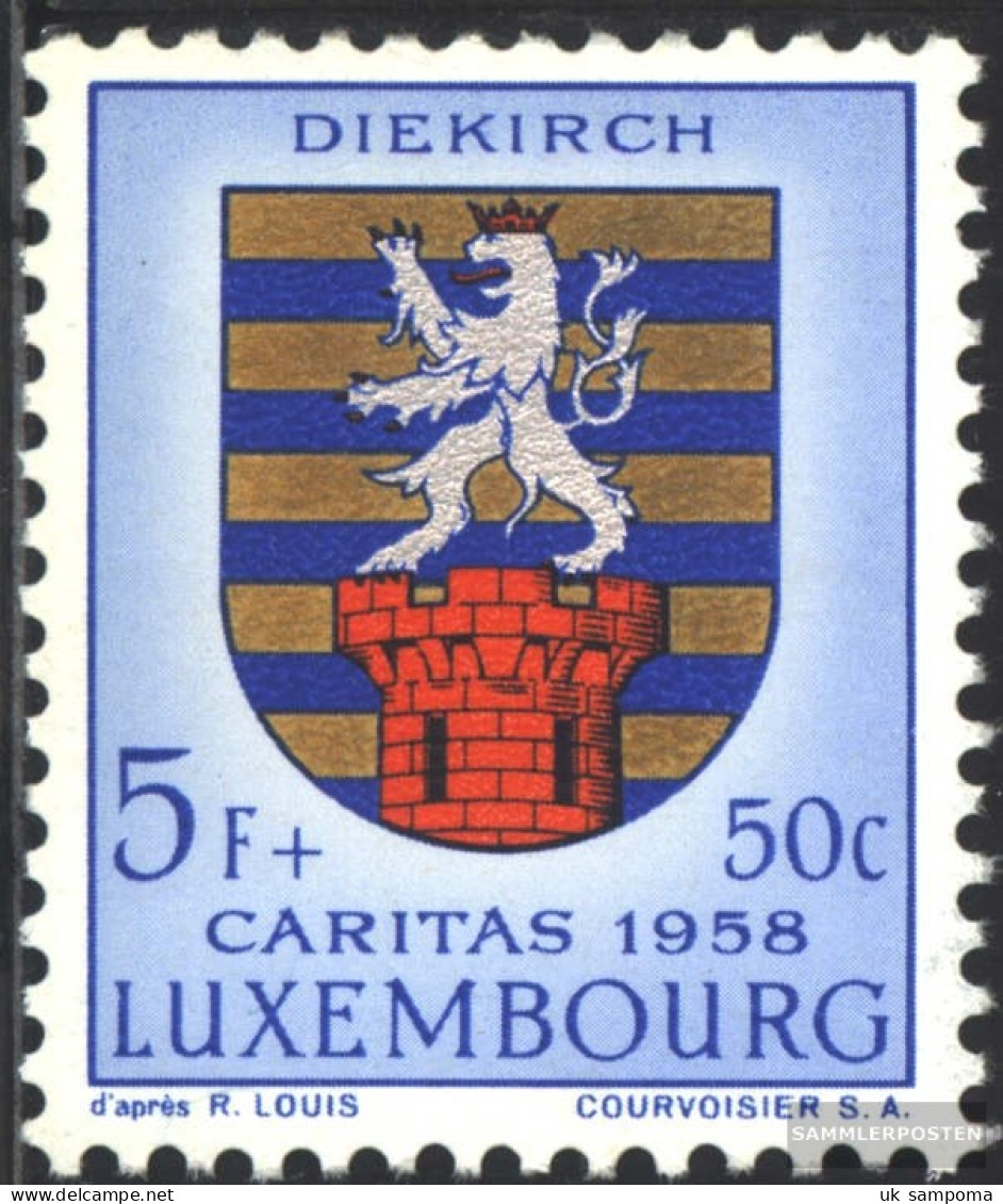 Luxembourg 599 Unmounted Mint / Never Hinged 1958 Cantonal Coat Of Arms - Unused Stamps