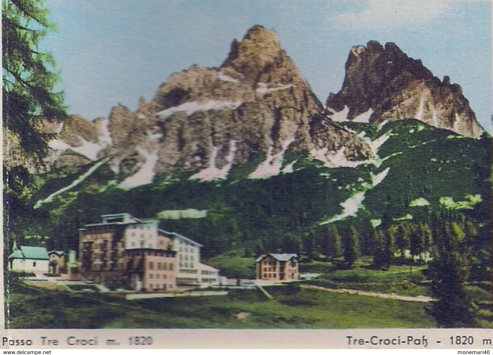 CARTA TURISTICA DELLA DOLOMITI (Dépliant touristique avec carte routière de la région des DOLOMITES).