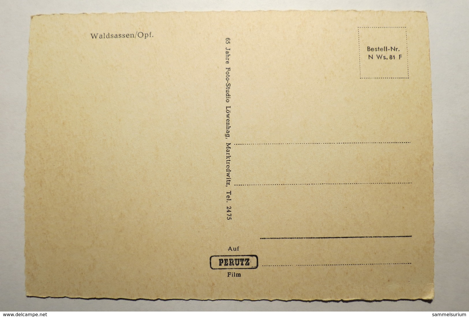 (10/6/81) AK "Waldsassen/Opf." Teilansicht Mit Blick Auf Die Basilika - Waldsassen