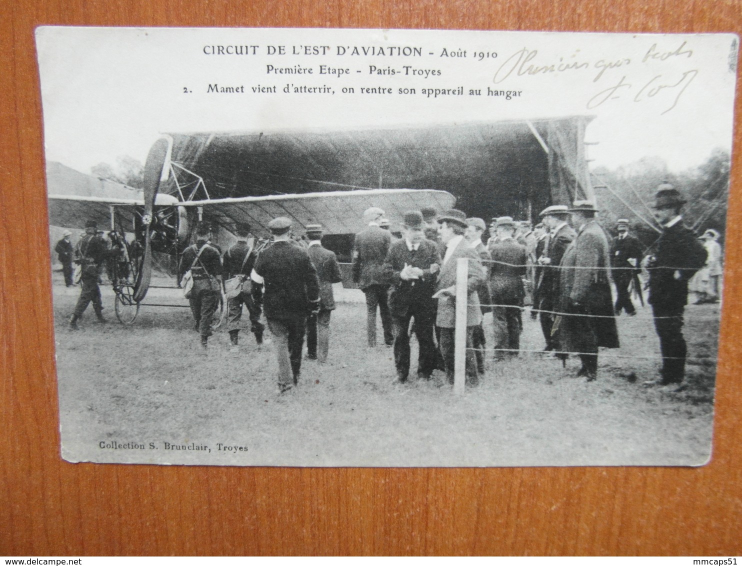 AVIATION MAMET Vient D'atterir .circuit De L'est Avion   10 Aube - Troyes