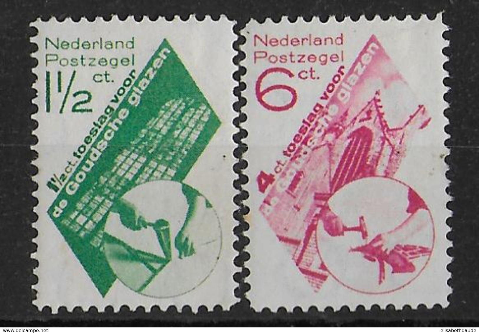 NEDERLAND - 1931 - YVERT N° 235/236 * MH - COTE = 50 EUR. - Unused Stamps