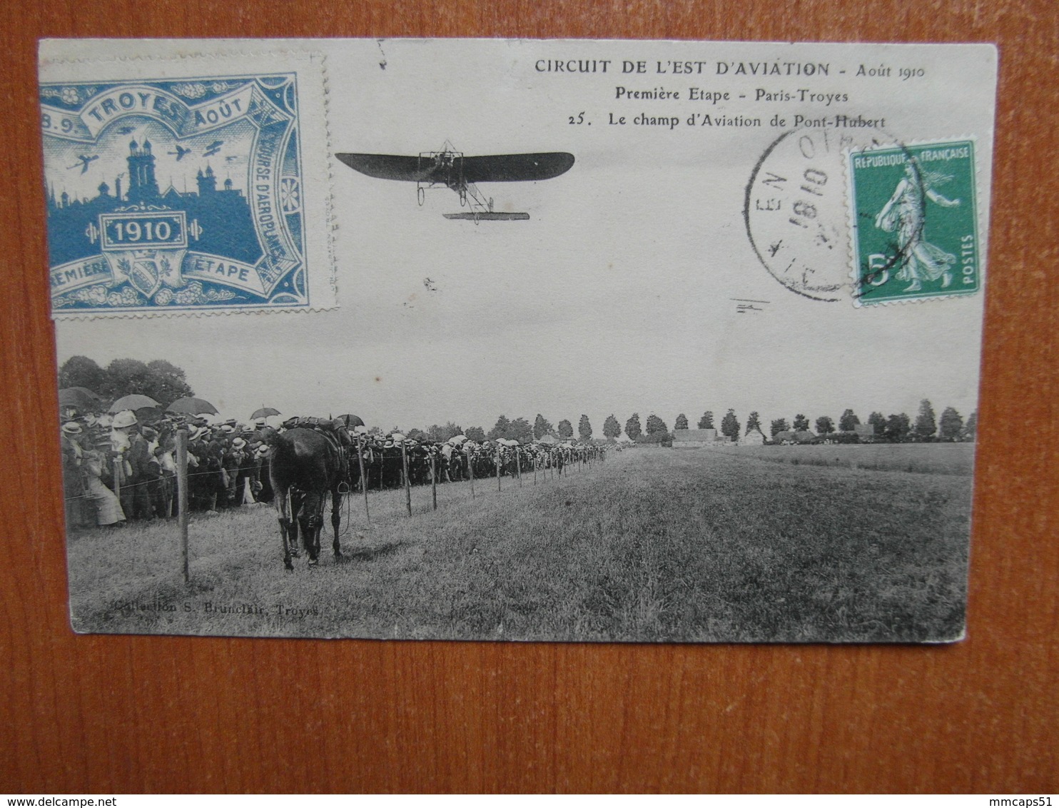 LE CHAMP D'AVIATION  De Pont-hubert  .circuit De L'est Avion   10 Aube - Troyes