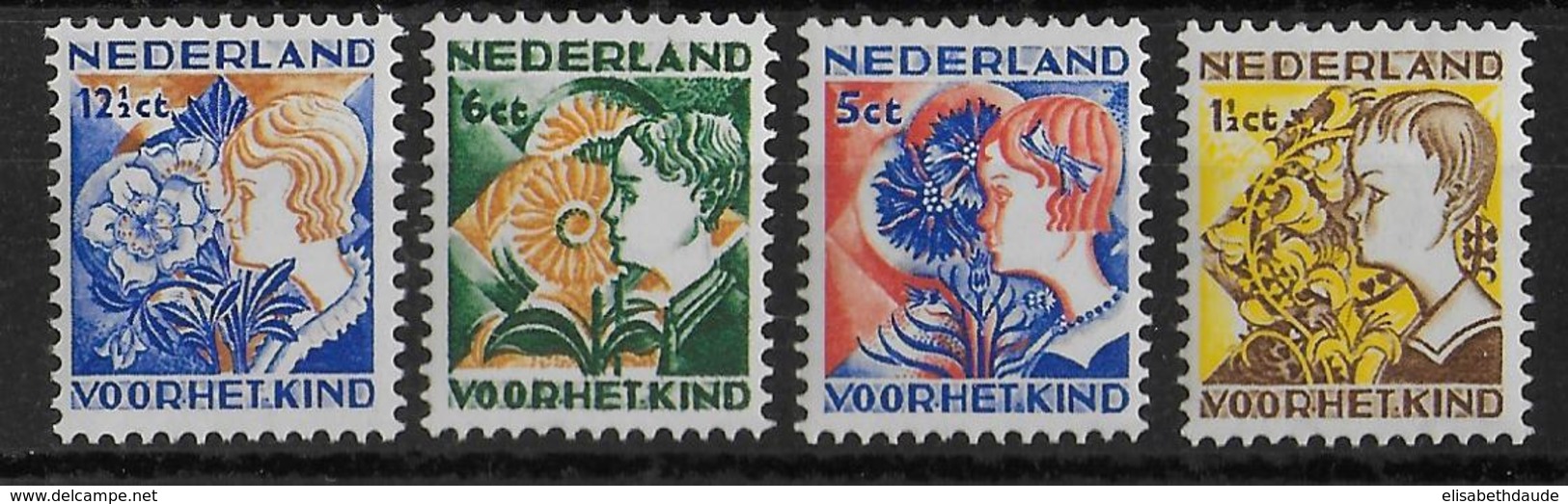 NEDERLAND - 1932 - YVERT N° 245/248 * MLH - COTE = 47.5 EUR. - Ongebruikt