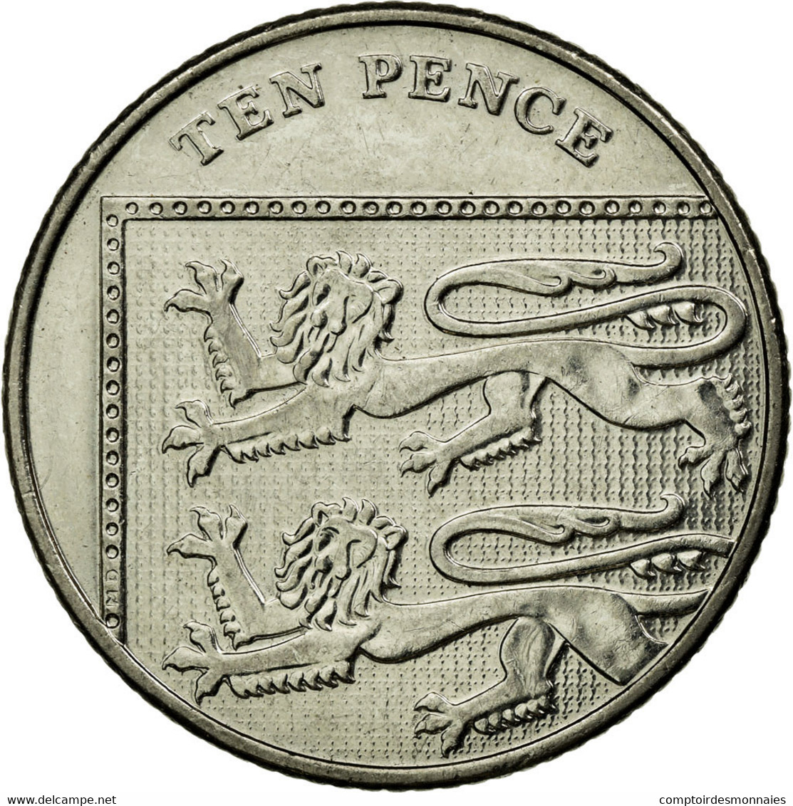 Monnaie, Grande-Bretagne, Elizabeth II, 10 Pence, 2013, British Royal Mint, TTB - 10 Pence & 10 New Pence