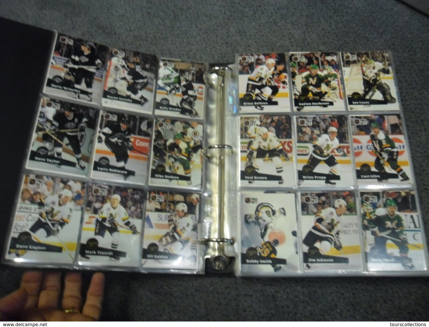 ALBUM 36 Pages et 630 TRADING CARDS SPORT NHL Pro Set HOCKEY SUR GLACE SAISON 1991/1992