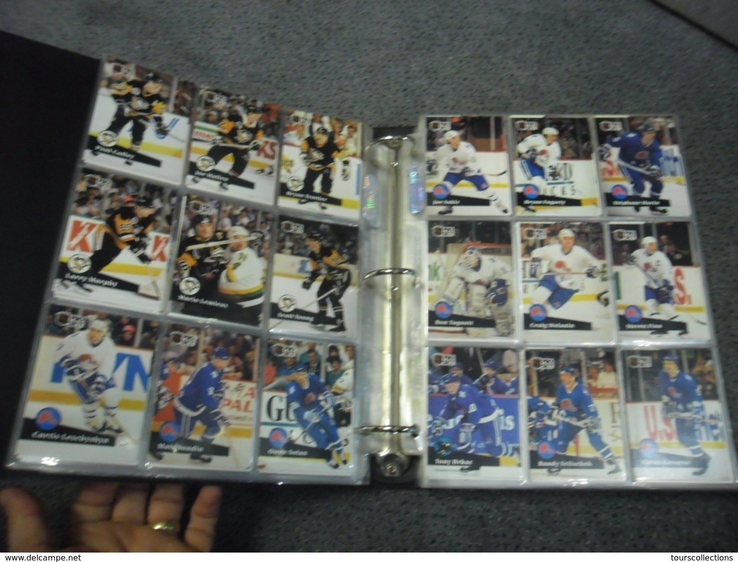 ALBUM 36 Pages et 630 TRADING CARDS SPORT NHL Pro Set HOCKEY SUR GLACE SAISON 1991/1992