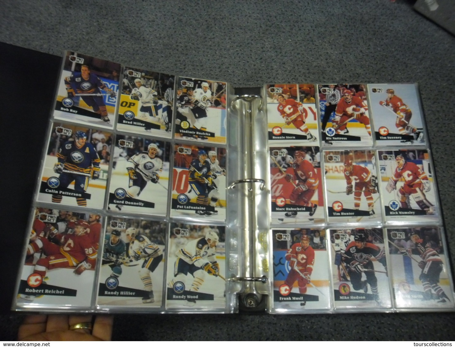 ALBUM 36 Pages et 630 TRADING CARDS SPORT NHL Pro Set HOCKEY SUR GLACE SAISON 1991/1992