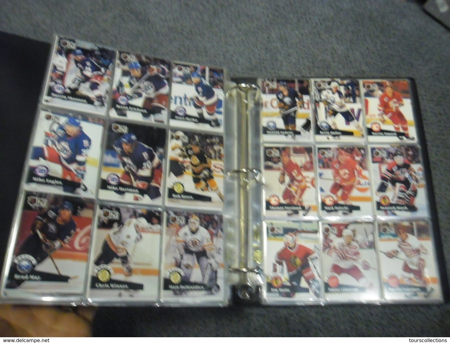 ALBUM 36 Pages et 630 TRADING CARDS SPORT NHL Pro Set HOCKEY SUR GLACE SAISON 1991/1992