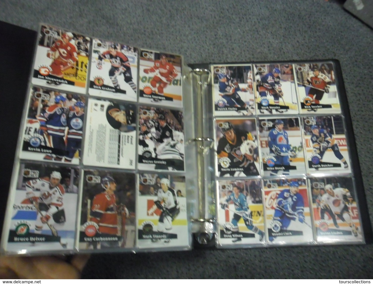 ALBUM 36 Pages et 630 TRADING CARDS SPORT NHL Pro Set HOCKEY SUR GLACE SAISON 1991/1992