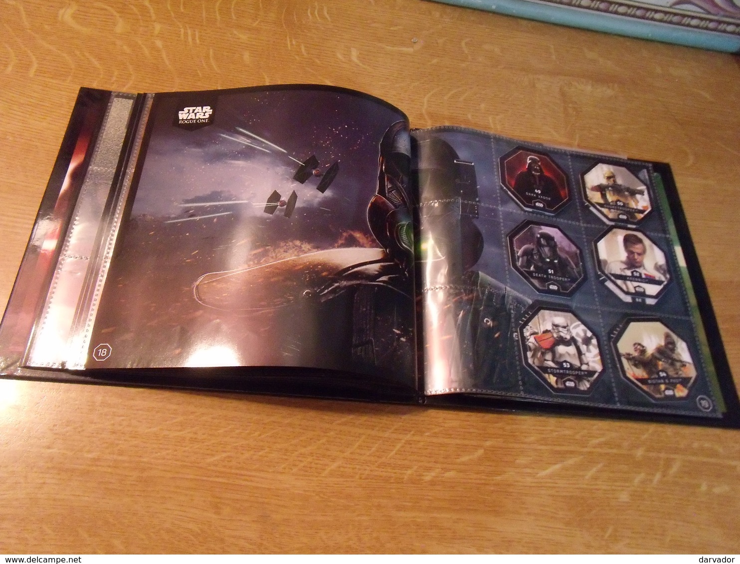 TC5 / album star wars ( rogue one ,  LECLERC ) complet avec ses cartes SUPERBE