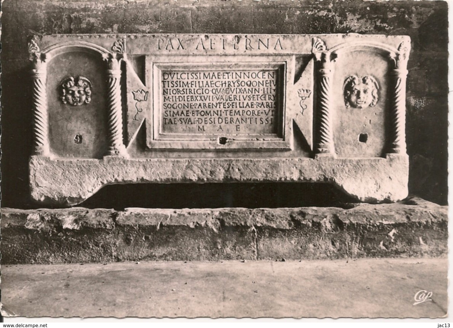 L150B_1497 - Arles - 978 Les Alyscamps - Sarcophage De Chrysogone - Arles