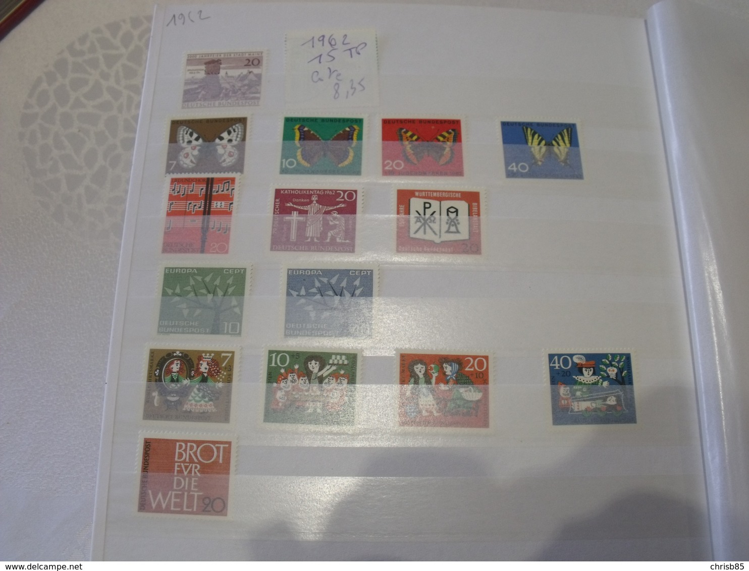 COLLECTION Neuve  ALLEMAGNE 1961 A 1999 PLUS DE 1600 TIMBRES COTE ENVIRON 2800 EUROS - Collections