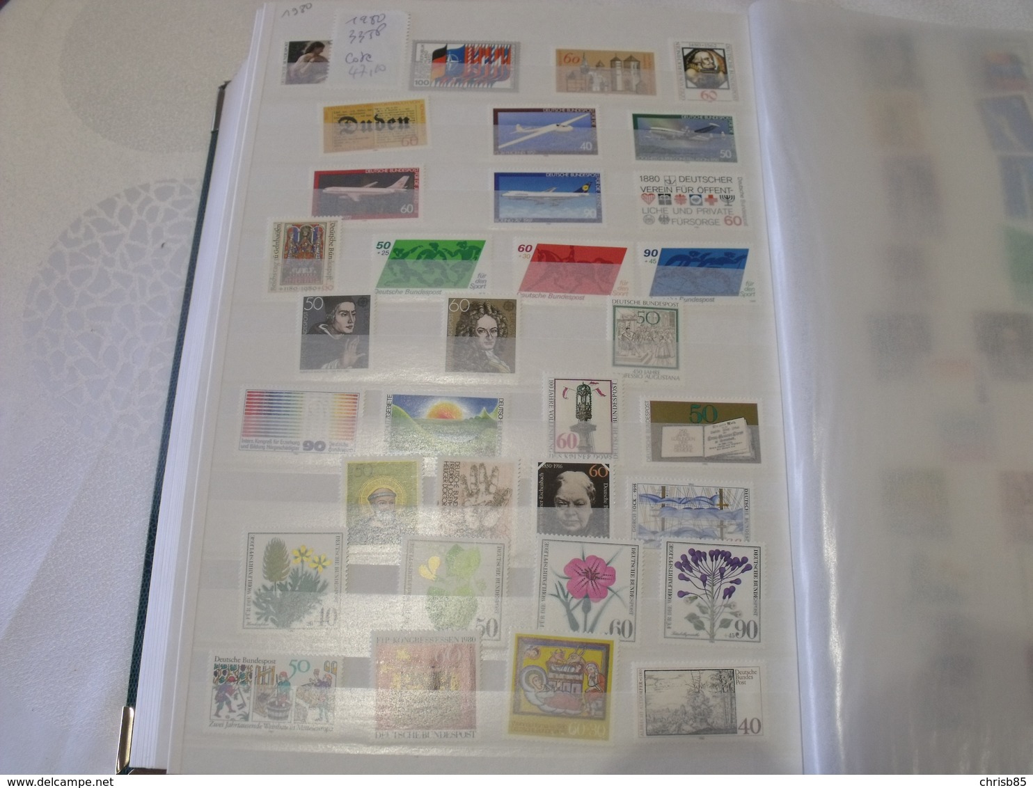 COLLECTION neuve  ALLEMAGNE 1961 A 1999 PLUS DE 1600 TIMBRES COTE ENVIRON 2800 EUROS