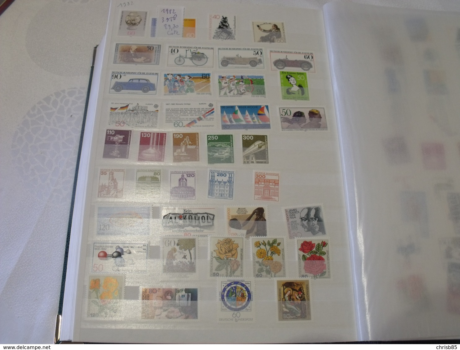 COLLECTION neuve  ALLEMAGNE 1961 A 1999 PLUS DE 1600 TIMBRES COTE ENVIRON 2800 EUROS