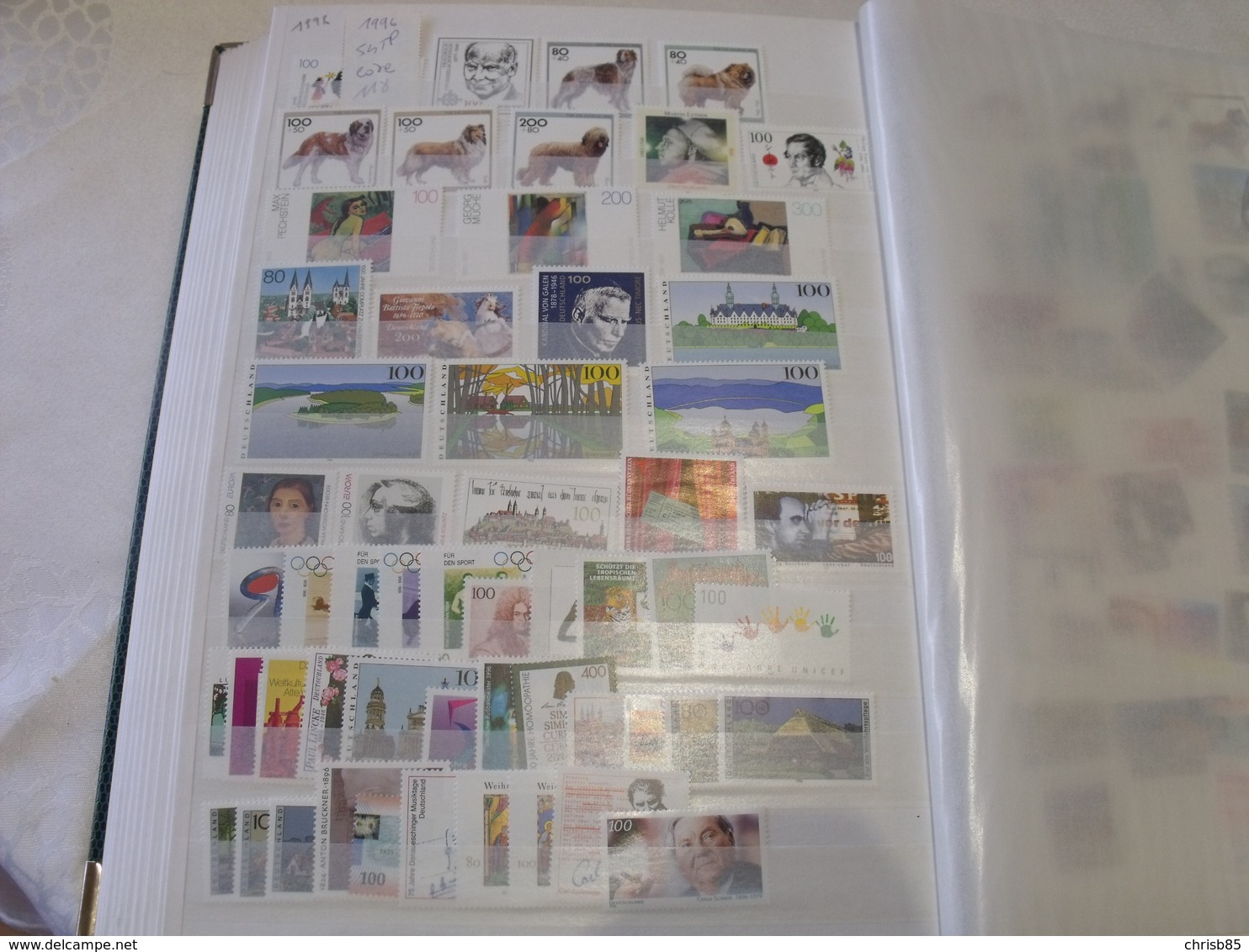 COLLECTION neuve  ALLEMAGNE 1961 A 1999 PLUS DE 1600 TIMBRES COTE ENVIRON 2800 EUROS