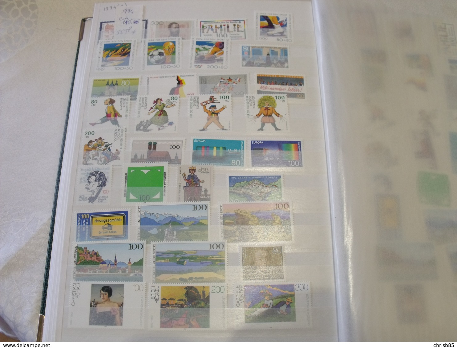 COLLECTION neuve  ALLEMAGNE 1961 A 1999 PLUS DE 1600 TIMBRES COTE ENVIRON 2800 EUROS