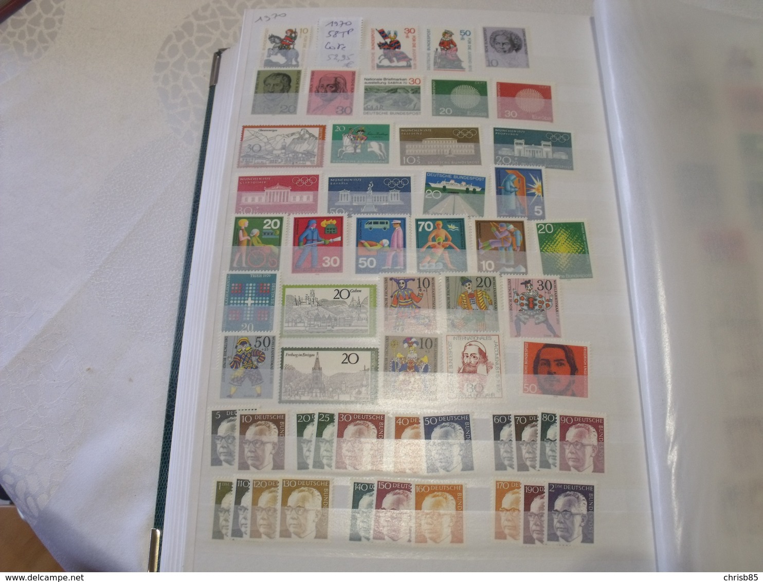 COLLECTION neuve  ALLEMAGNE 1961 A 1999 PLUS DE 1600 TIMBRES COTE ENVIRON 2800 EUROS