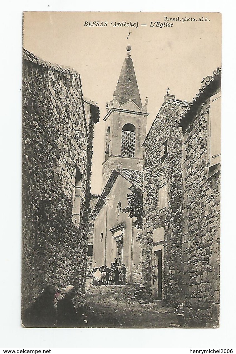 Ardèche - 07 - Bessas L'église Ed Photo Brunel D'alais - Andere & Zonder Classificatie