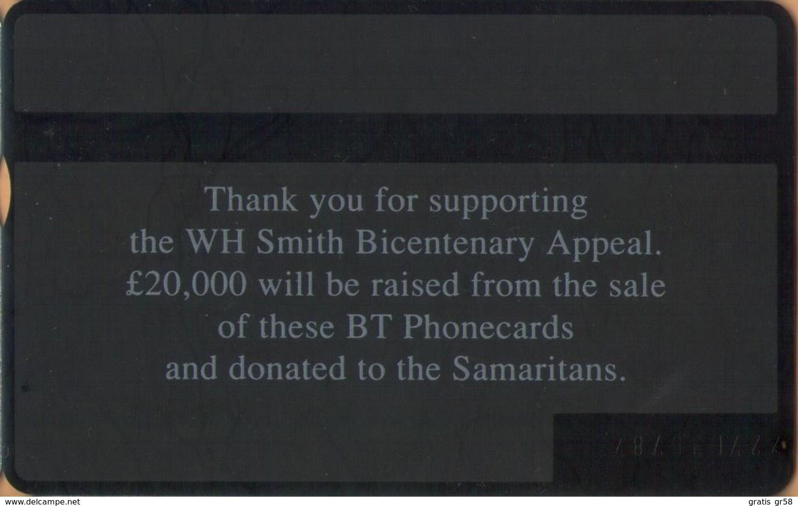United Kingdom - BTA-042, W H Smith, Samaritan Appeal, Balloons, 75,000ex, 7/92, Used - BT Werbezwecke