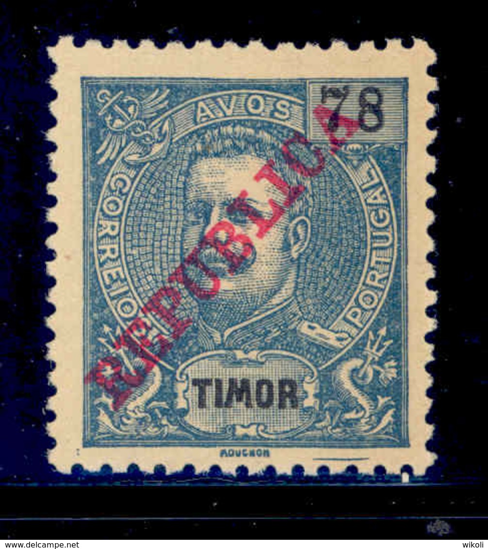 ! ! Timor - 1911 D. Carlos 78 A - Af. 125 - NGAI - Timor