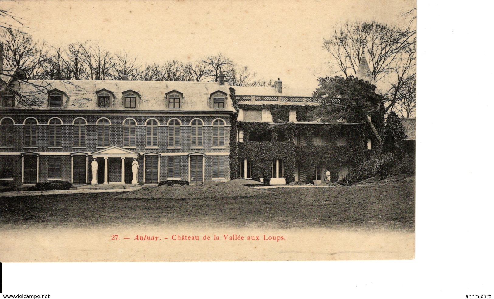 AULNAY CHATEAU DE LA VALLEE AUX LOUPS - Aulnay Sous Bois