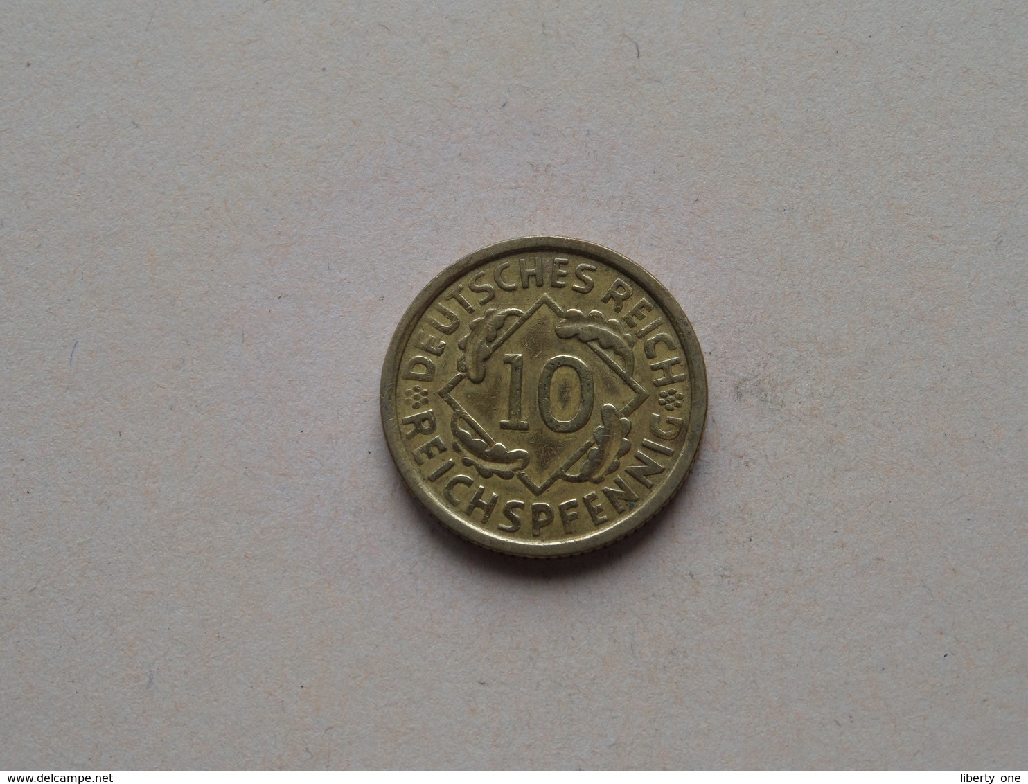 1935 D - 10 Reichspfennig ( KM 40 ) Uncleaned ! - 10 Reichspfennig