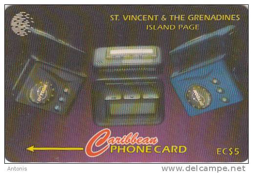 ST. VINCENT & THE GRENADINES(GPT) - Island Page, CN : 221CSVB/B(normal 0), Tirage 10000, Used - St. Vincent & The Grenadines