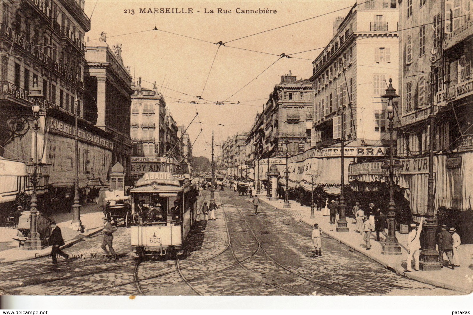 L 097 - Marseille - La Rue Canebière - Canebière, Centro Città