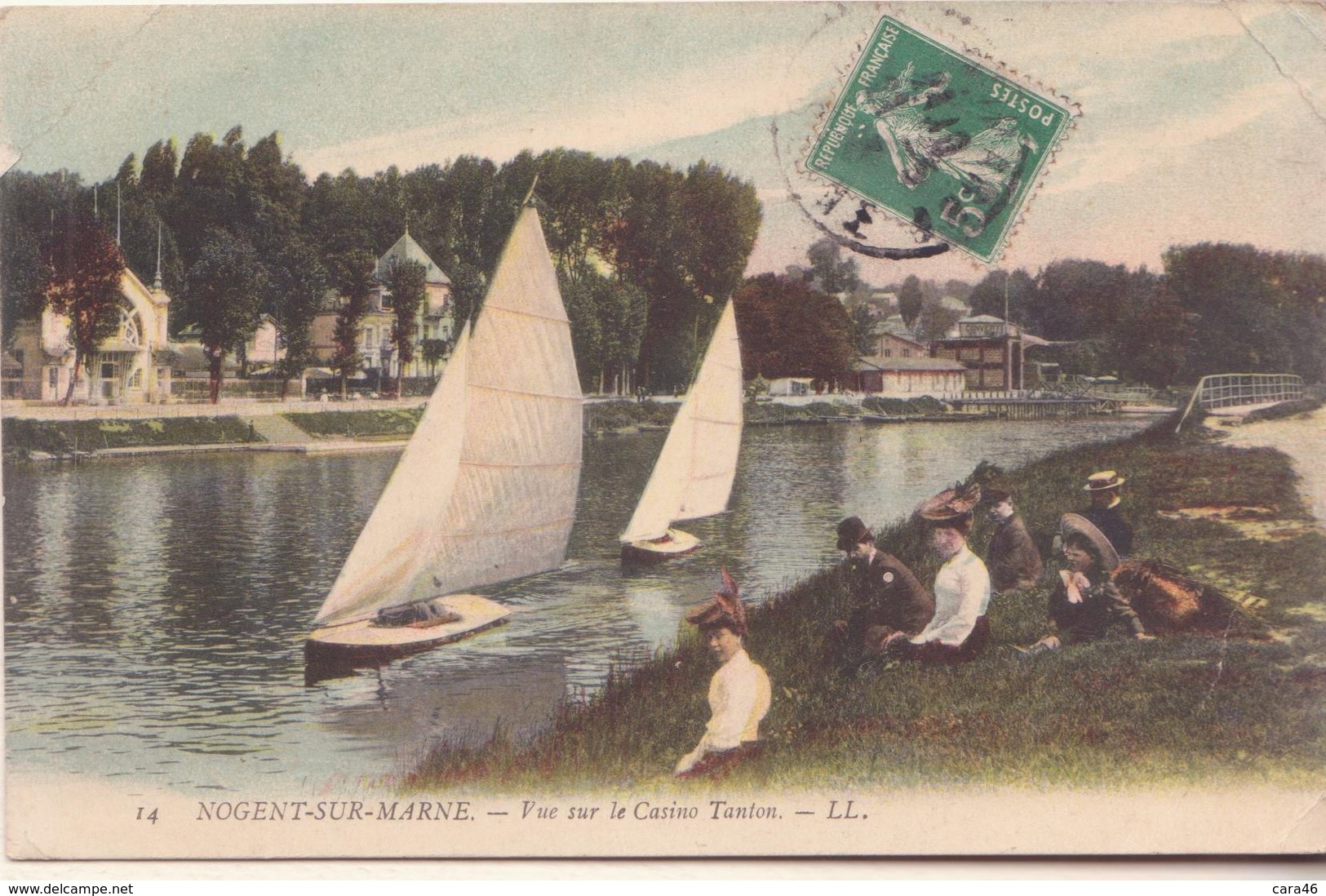 CPA - 14. NOGENT SUR MARNE Vue Sur Le Casino Tanton - Nogent Sur Marne